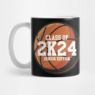 Class of 2024 Basketball Senior Shirt Senior 2024 Basketball Mug